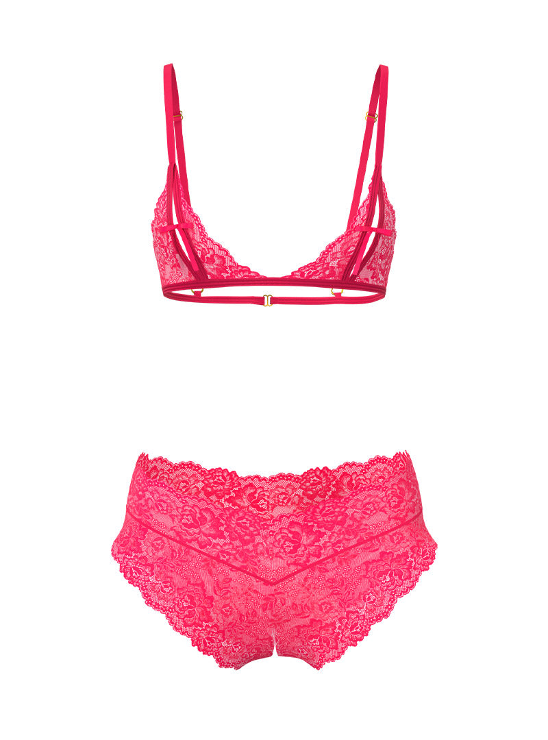 Bralette & Split Crotch Boy Short